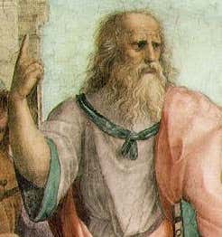 أفلاطون، كما تم تصويره في 
